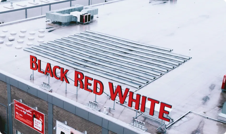 BLACK RED WHITE